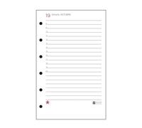 Miquelrius - Ricambio Agenda annuale 2024 integrale, giorno pagina, dimensioni caddy 80 x 120 mm, catalano, portoghese e inglese