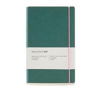 Miquelrius - Taccuino A5 (130 x 210 mm), Quaderno classico con 96 fogli punteggiati da 80 g/m², carta avorio, copertina in cartone strutturato e dorso in tessuto, chiusura elastica, collezione retrò
