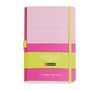 Miquelrius - Taccuino A5 (142 x 210 mm), taccuino A5 con 96 fogli punteggiati da 70 g/m², carta bianca, taccuino A5 punti con copertina in cartone foderato, bella cancelleria, rosa brillante