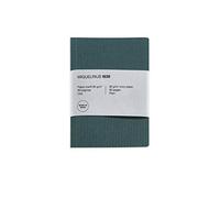 Miquelrius - Taccuino formato A5 riciclato (148 x 210 mm), 48 fogli lisci, carta avorio da 90 g/m², copertina in carta flessibile e resistente con trama tessuto
