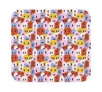 Miquelrius - Tappetino per mouse antiscivolo, accessorio per scrivania o ufficio dimensioni 200 x 200 mm, materiale poliestere, tappetino quadrato con base in gomma, Mousepad Village