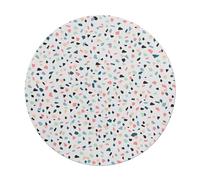 Miquelrius - Tappetino per mouse, dimensioni ø200 mm, materiale poliestere per scorrimento morbido, base solida in gomma per presa salda, collezione Sweet Terrazo