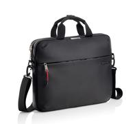 Miquelrius - Valigetta portatile, scomparto imbottito, malentin computer con portachiavi interno, dettagli riflettenti, adattabile trolley, chiusura di sicurezza, tracolla regolabile, idrorepellente