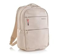 Miquelrius - Zaino Bag To Work Beige | Zaino portatile 16" | Leggero, resistente e idrorepellente | Doppio scomparto e schienale ergonomico | Perfetto per lavoro o studio