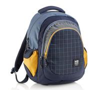 Miquelrius Zaino Triplo Berlin RICICLATA Rider Square NERO, Unisex Bambini, Multicolore, Grande, multicolore, L