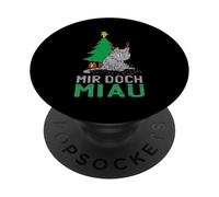 Mir Doch Miau - Non Mi Miao Cat Gatti PopSockets PopGrip Adesivo