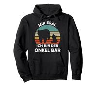 MIR Egal ICH bin der Onkel Bär Onkel Bär Felpa con Cappuccio
