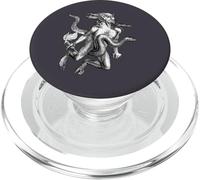 Mira a tre teste uomo, serpente e gatto PopSockets PopGrip per MagSafe