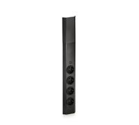 Mira Angolare Piccolo 1, Ecksteckdosenelement, Nero Opaco