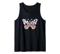 Mira Butterfly - Personalizzato Carino Nome Word Art Canotta