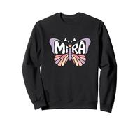 Mira Butterfly - Personalizzato Carino Nome Word Art Felpa