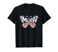 Mira Butterfly - Personalizzato Carino Nome Word Art Maglietta
