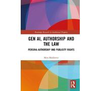 Mira Moldawer Gen AI, Authorship and the Law (Copertina rigida)