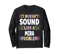 Mira Personalized Women's Gift Custom Mira Maglia a Manica