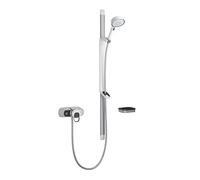 Mira Showers Select Flex 31999W - Miscelatore termostatico per doccia, colore: Bianco/Cromato