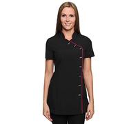 Mirabella Health & Beauty Abbigliamento Estetista Casacca Donna Iris Nero-Rosa 48 IT 16 UK