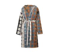 MIRABELLO CARRARA Accappatoio in Spugna Jacquard Barcellona Blu S/M