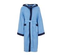 Mirabello Carrara Accappatoio Microspugna Viaggio Voyage Adulto Unisex (IT, Testo, XXL, Regular, Regular, Azzurro 255)