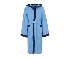 Mirabello Carrara Accappatoio Microspugna Viaggio Voyage Adulto Unisex (IT, Testo, XXL, Regular, Regular, Azzurro 255)