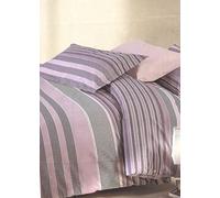 Mirabello - Completo Letto Invernale Due Piazze Flanella di Puro Cotone, Flanellina Soft Line Set Lenzuola Matrimoniale Maxi Pin Stripe R03