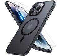 Miracase Custodia magnetica per iPhone 14 Pro Max per Magsafe[con 2 pellicole protettive] Protezione militare, antiurto, antigraffio, anti-impronte, vellutata, sottile al tatto, per iPhone 14 Pro Max