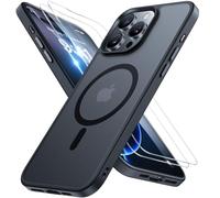 Miracase Custodia magnetica per iPhone 16 Pro Max per Magsafe[con 2 pellicole protettive] Protezione militare, antiurto, antigraffio, anti-impronte, vellutata, sottile al tatto, per iPhone 16 Pro Max