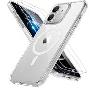 Miracase Custodia per iPhone 12/12 Pro con MagSafe [con 9H+Screen Protecto] Protezione di grado militare antiurto antigraffio con tocco in velluto per iPhone 12/12 Pro Cover da 6,1 pollici