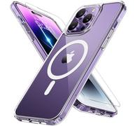 Miracase Custodia per iPhone 14 Pro Max con MagSafe [con 9H+pellicola protettiva] Protezione di grado militare antiurto antigraffio con tocco in velluto per iPhone 14 Pro Max Cover per iPhone 14 Pro