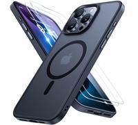 Miracase Magnetica per iPhone 15 Pro Custodia per Magsafe[con 2 pellicole protettive] Protezione militare, antiurto, antigraffio, anti-impronte, vellutata, Touch sottile, per iPhone 15 Pro 6,1 pollici