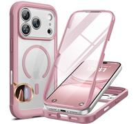 Miracase per iPhone 17 Pro Max Custodia 6,9", per MagSafe, 360° Protezione Completa, con [Protezione Schermo in Vetro Anti-Bolle] e [Protezione Completa della Fotocamera], Custodia Magnetica per 17