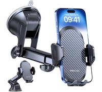 Miracase Porta Cellulare Auto [2025 Strong Aspirazione Ventosa] Supporto Telefono Auto 360° Rotazione Porta Telefono per Cruscotto & Parabrezza Universale Automobile Adatto Smartphone da 4-7.2"