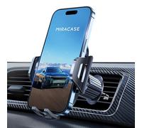 Miracase Porta Cellulare Auto Per Bocchette Di Aerazione [Regolabile E Antiscivolo] Hand Free Supporto Telefono Auto, Porta Telefono Auto Ideale Per Viaggiatori, Autisti, Adatto a Tutti gli Smartphone