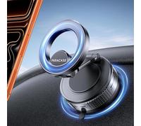 Miracase Porta Cellulare Auto per Magsafe [Ventosa Ultra Potente] 2026 Supporto Telefono Auto Magnete con Rotazione a 360° per iPhone 17 16 15 14 13 12 Pro Max e Altri Smartphone