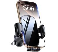 Miracase Supporto per telefono da auto, con gancio in acciaio stabile, con una sola mano, regolabile, compatibilità universale per iPhone, Samsung
