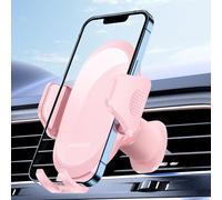 Miracase Supporto per telefono da auto, stabile, doppio gancio in acciaio, rotazione a 360°, supporto per telefono cellulare con pulsante di rilascio per iPhone, Galaxy, tutti gli smartphone da 4 a 7