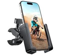 Miracase Supporto per telefono da moto, [Quick Lock] Supporto per telefono da manubrio per bicicletta, morsetto per cellulare, compatibile con iPhone, Samsung, Google