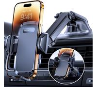 Miracase Supporto Universale per Telefono Auto [Potente Ventosa] Porta Cellulare Doppio Gancio Metallico per Cruscotto Parabrezza e Presa d'Aria Automobile Adatto Smartphone Universale