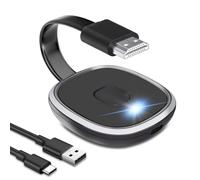 Miracast Wireless HDMI Dongle Adattatore per TV/Proiettore / Monitor Wireless WiFi Display Dongle 5GHz 1080P con Screen Mirror, Supporto Video per Miracast/DLNA/Air Play con i-Phone/i-Pad/Tablet