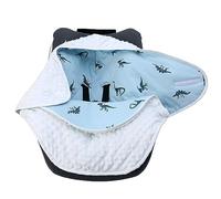 Miracle Baby Coperta Avvolgente Invernale per Ovetto Coprigambe Bambini per Seggiolino Auto Sacco Universale per Passeggino Copertina Avvolgente per Neonati 0-4 Mesi, Dinosauro
