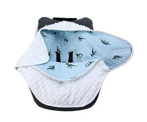 Miracle Baby Coperta Avvolgente Invernale per Ovetto Coprigambe Bambini per Seggiolino Auto Sacco Universale per Passeggino Copertina Avvolgente per Neonati 0-4 Mesi, Dinosauro