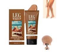 Miracle De Paris Body Coverage, All Over Complexion Perfector, Tattoo Cover Up Cream, Leg Makeup, Sweat-Proof Cover Up Cream with Body Makeup Brush (03)