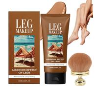 Miracle De Paris Body Coverage Perfector, Miracle De Paris Leg Makeup, Fondotinta Gambe Waterproof con Pennello, Correttore Viso Lunga Durata Resistente al Sudore per Copertura Totale(#3)