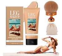 Miracle De Paris Body Perfector, Miracle De Paris - Leg Makeup Waterproof, Full Coverage Foundation for Tattoos/Scars, Includes Body Makeup Brush, Transfer-Proof, 12h Wear (Neutral)