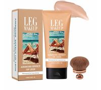 Miracle De Paris Leg Makeup, Miracle De Paris Body Coverage Perfector, All Over Complexion Perfector with Body Makeup Brush, Waterproof Long-Lasting Sweat-Proof Coverage Concealer (#02)