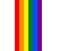 Miracle Home. Asciugamano da spiaggia in cotone egiziano arcobaleno verticale, 80% cotone, 20% poliestere. 90 X 165 12812