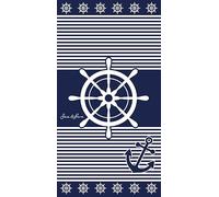 Miracle Home. Asciugamano da spiaggia in cotone egiziano Timone, 80% cotone, 20% poliestere. 90 X 165 12064