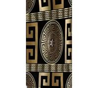 Miracle Home. Asciugamano in microfibra rosone, 100% poliestere, 75 x 145 cm. 15558