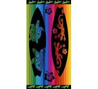 Miracle Home. Asciugamano in microfibra Surf 2, 100% poliestere, 75 x 145 cm. 15554
