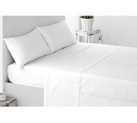 Miracle Home - Federa per Cuscino, Morbida e Confortevole, Due Pezzi 50 x 70 cm Bianco