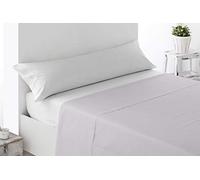 Miracle Home. Lenzuolo sopra morbido e confortevole, 100% microfibra spazzolata, senza rughe e anti-peeling. 160 x 270 Letto 90. greggio